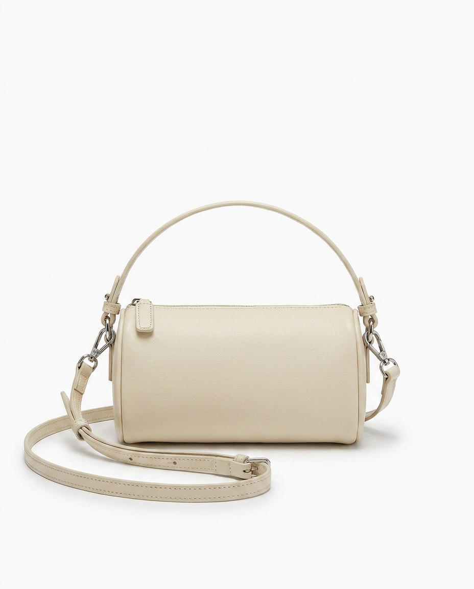 The Cecile — Leather Cylinder Bag