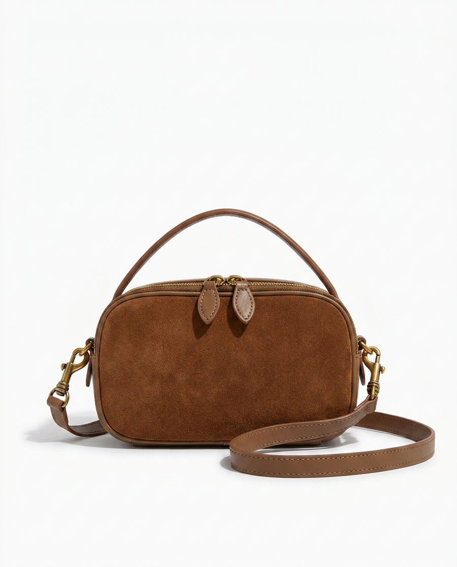 The Rosalind — Suede Camera Bag
