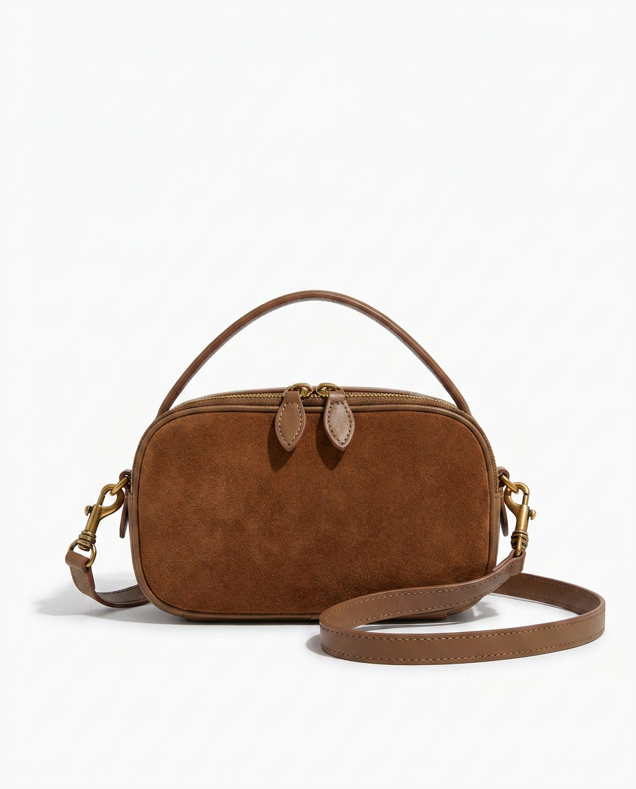 The Rosalind — Suede Camera Bag