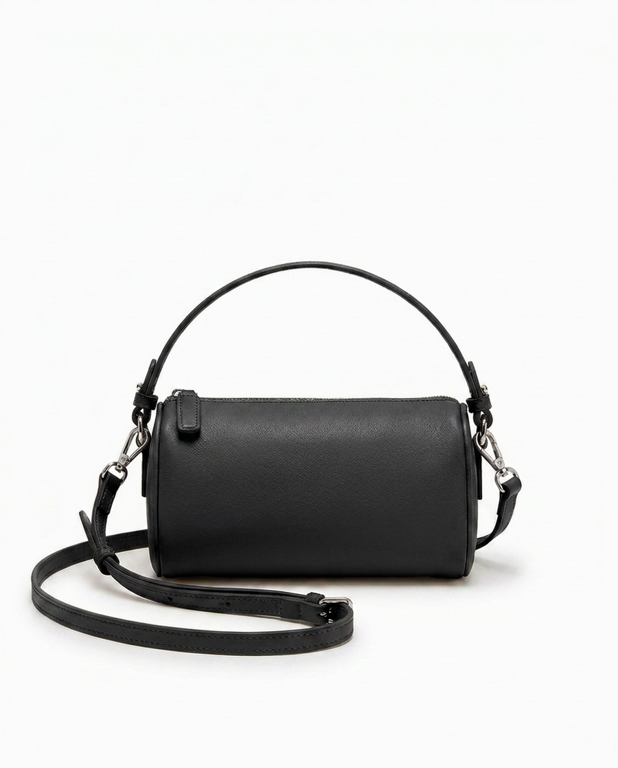 The Cecile — Leather Cylinder Bag