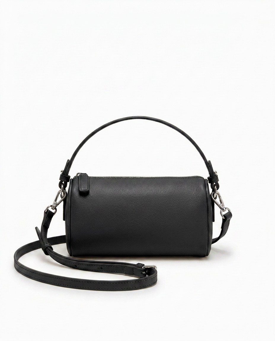 The Cecile — Leather Cylinder Bag