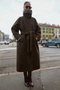 Helenzina Collar Belted Coat