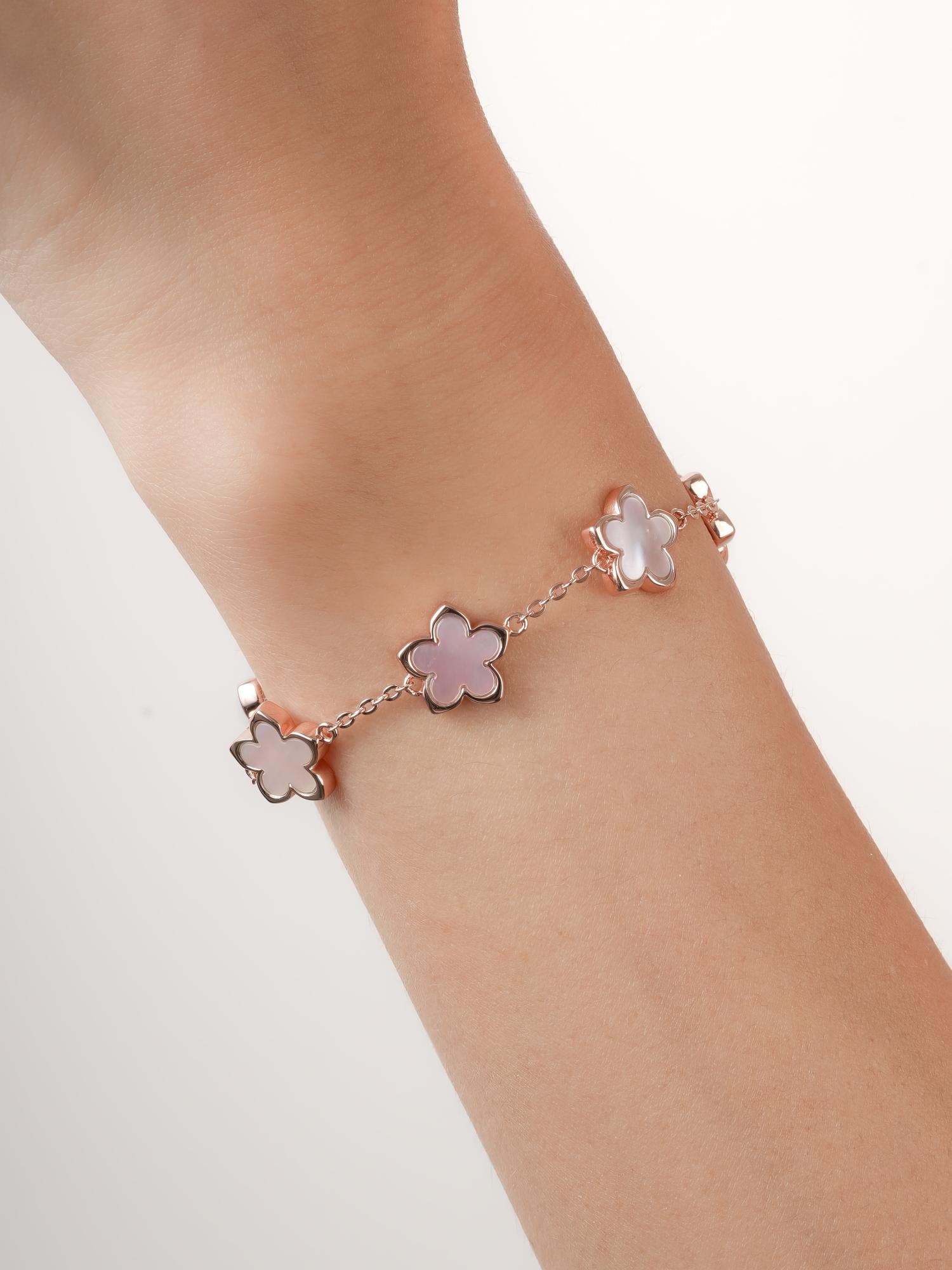 Mother of Pearl Sakura Reversible Bracelet