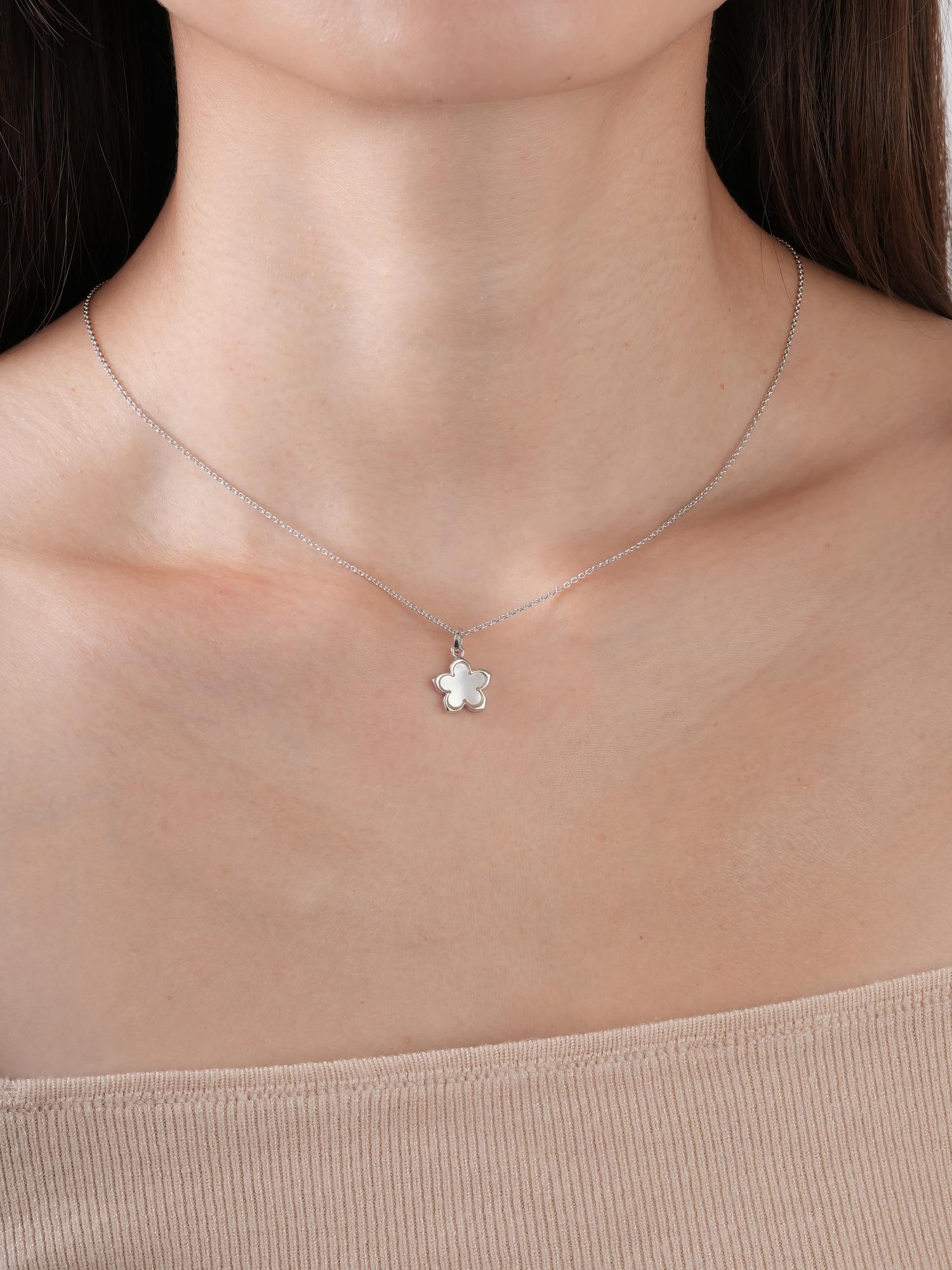 Mother of Pearl Sakura Reversible Necklace