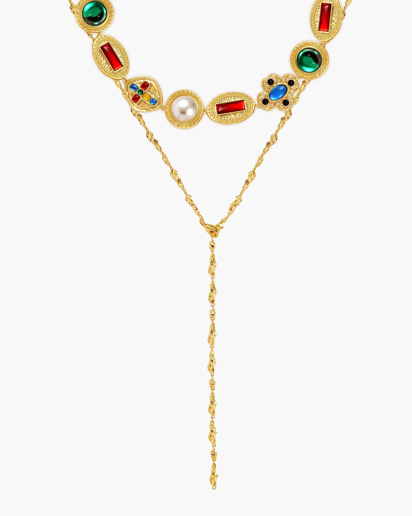 Reya Clusters Necklace Set