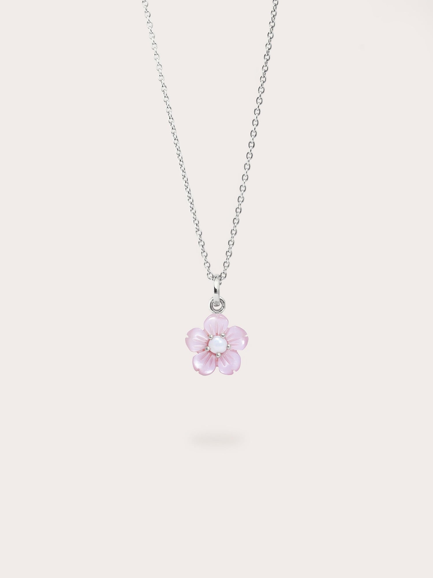 Carved Sakura Necklace