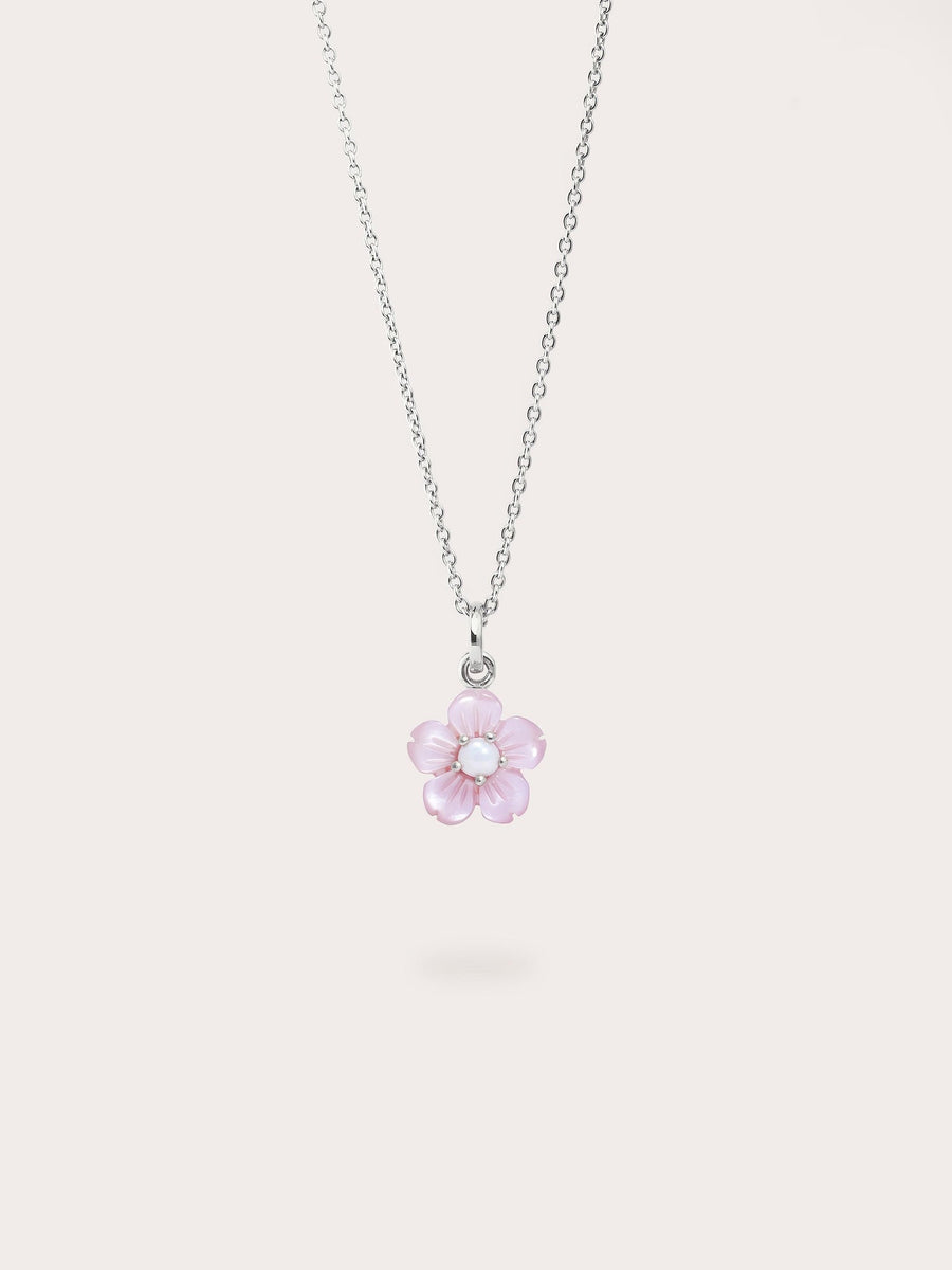 Carved Sakura Necklace