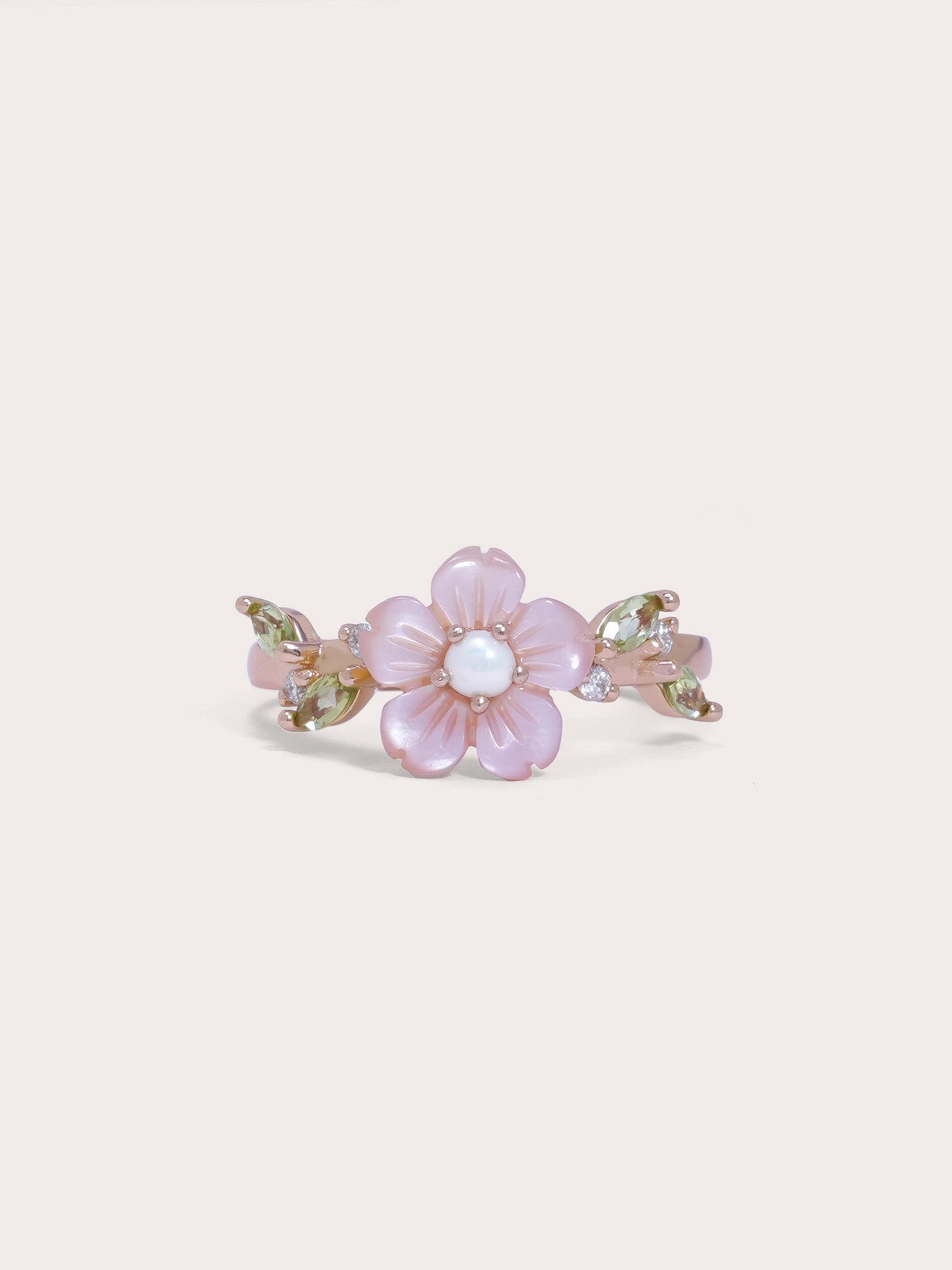 Carved Sakura Ring