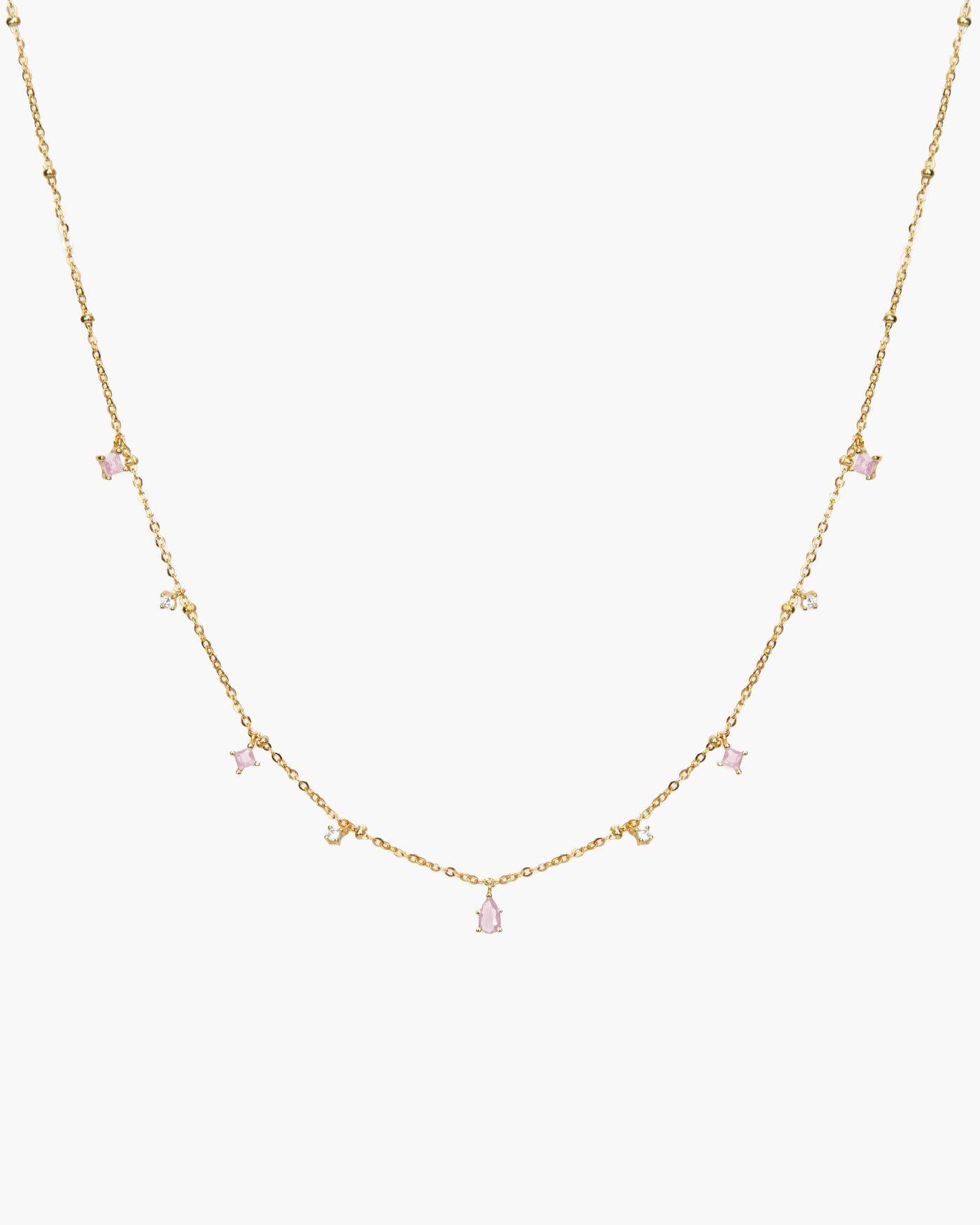 Elysee Necklace in Pink