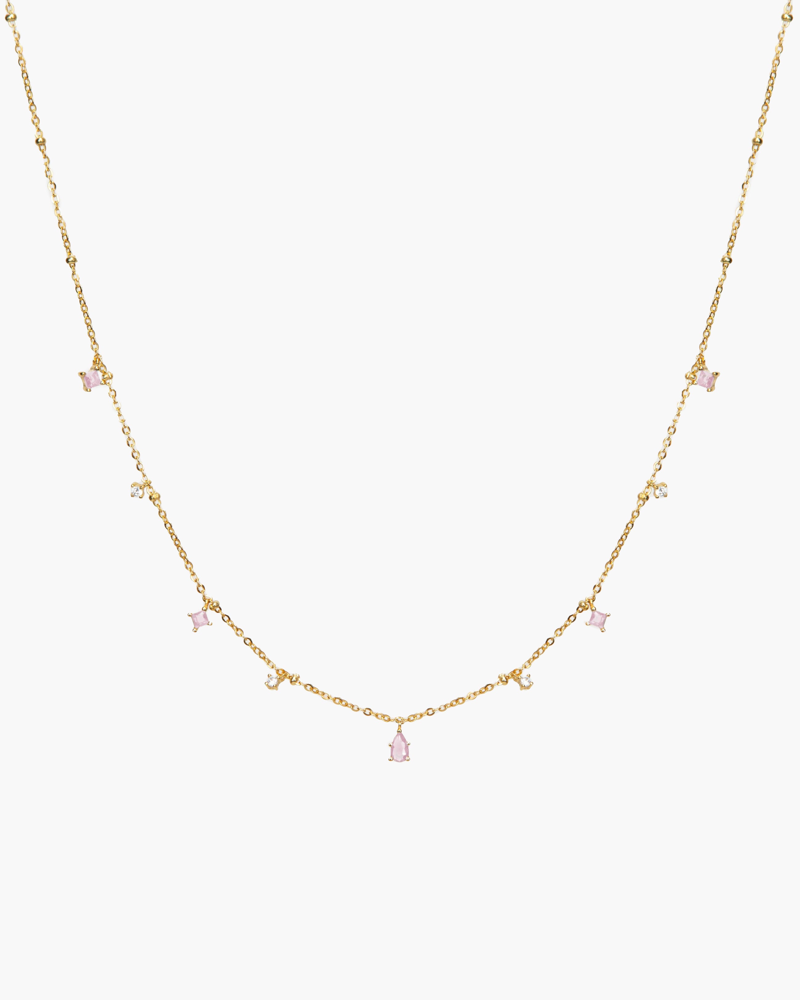Elysee Necklace in Pink