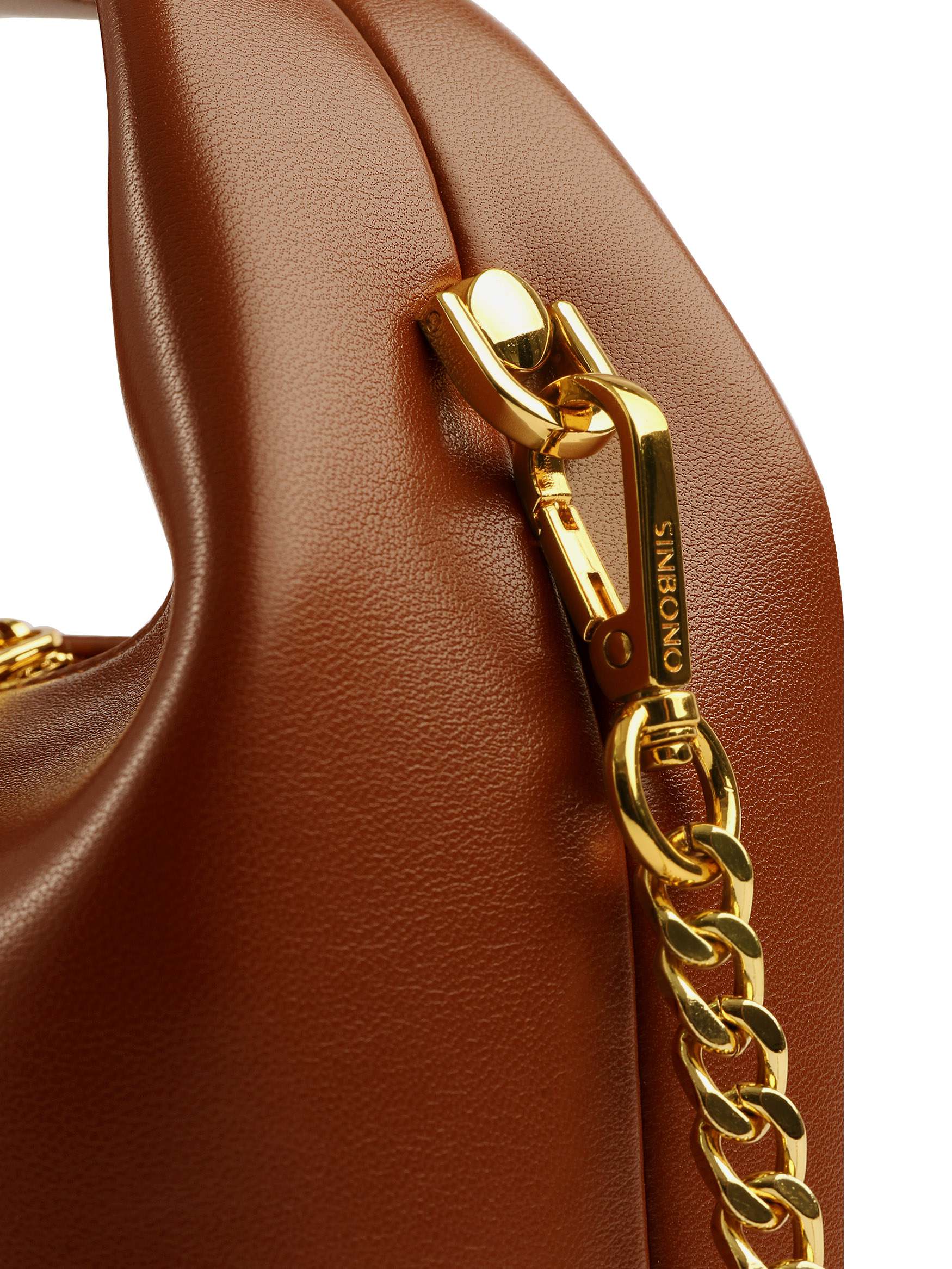 Vienna Top Handle Crossbody Bag - Brown