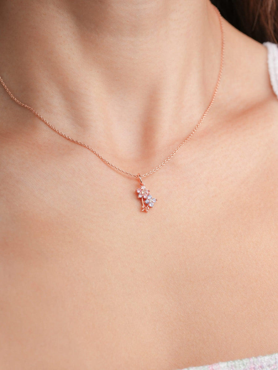 Spring Blossom Bouquet Necklace