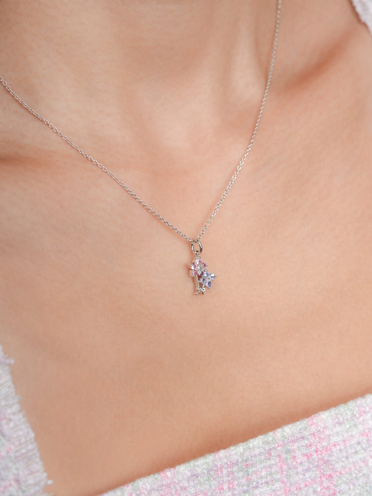 Spring Blossom Bouquet Necklace
