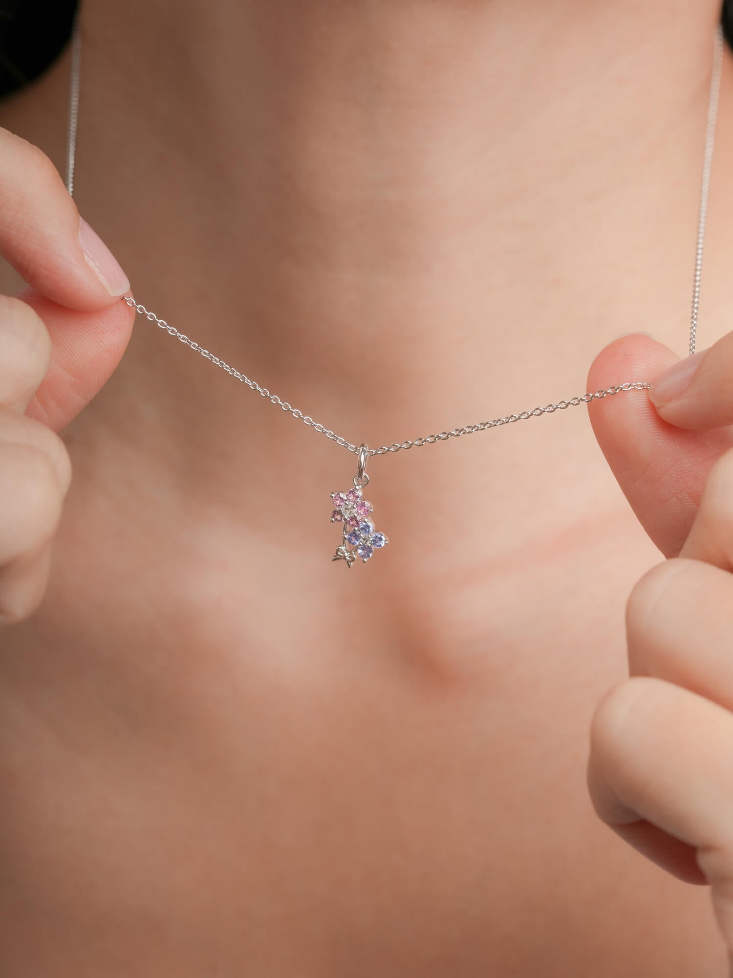 Spring Blossom Bouquet Necklace