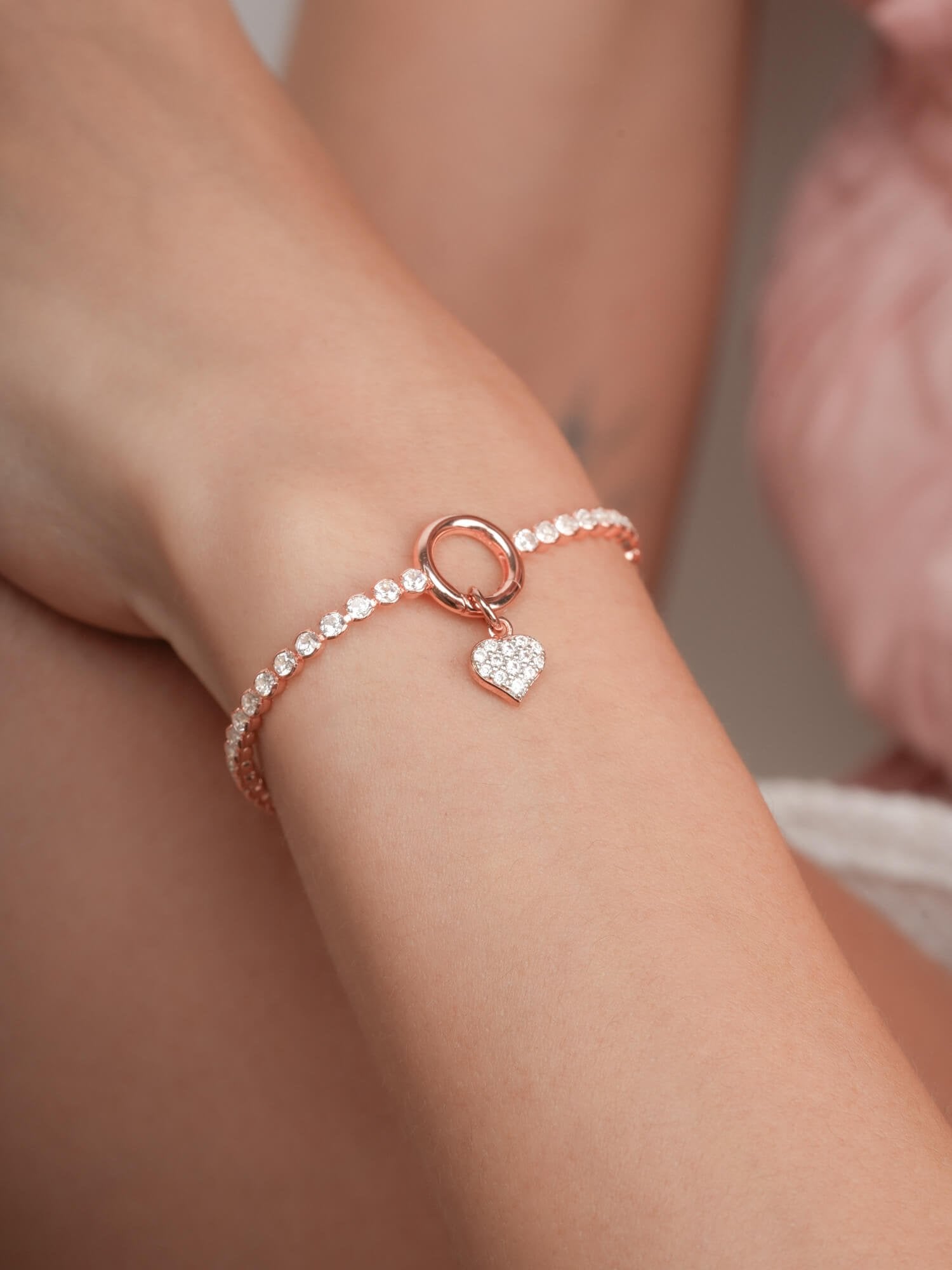 Tennis Charm Bracelet