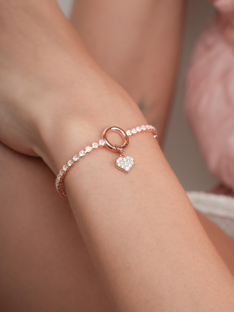 Tennis Charm Bracelet