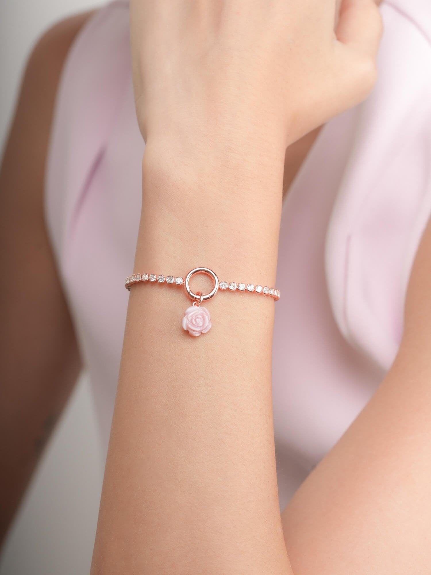 Tennis Charm Bracelet