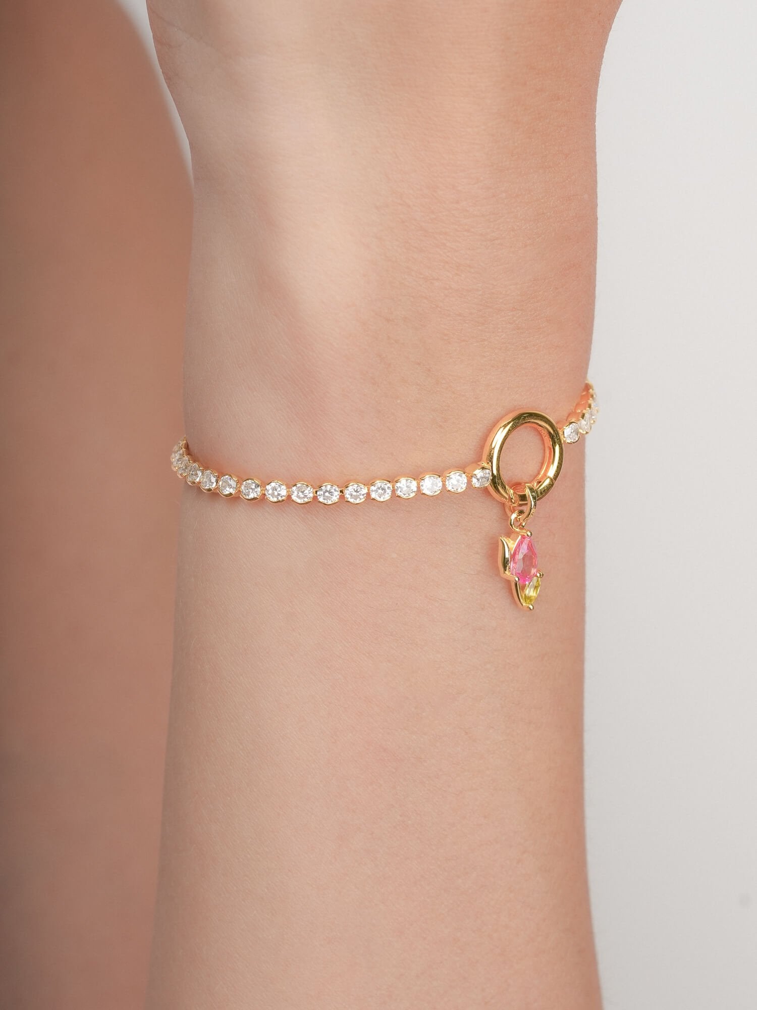 Tennis Charm Bracelet