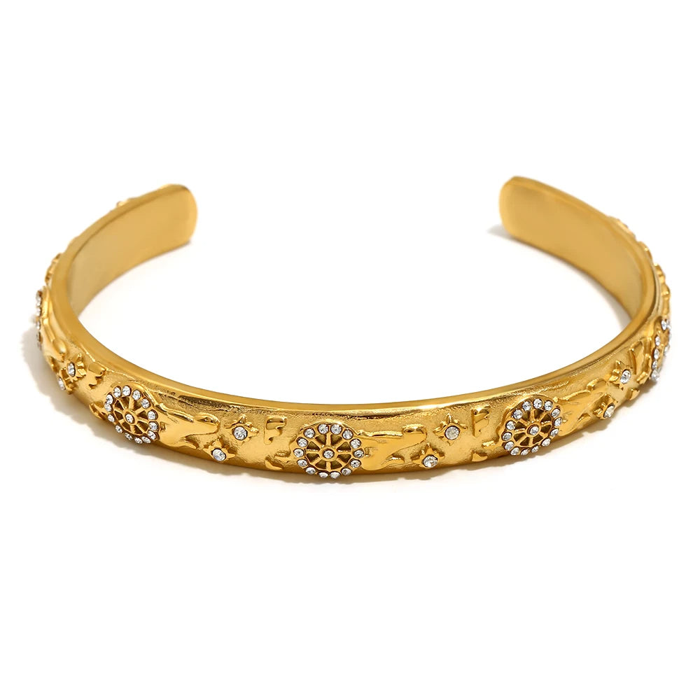 Tarot Card  Cuff Bracelet Gold | Silver