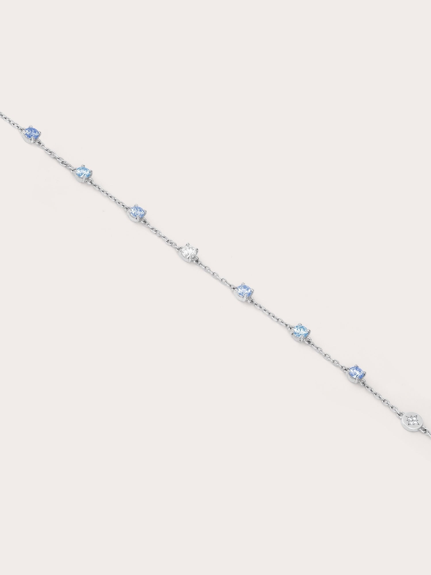 Winter Frost Moissanite Station Bracelet