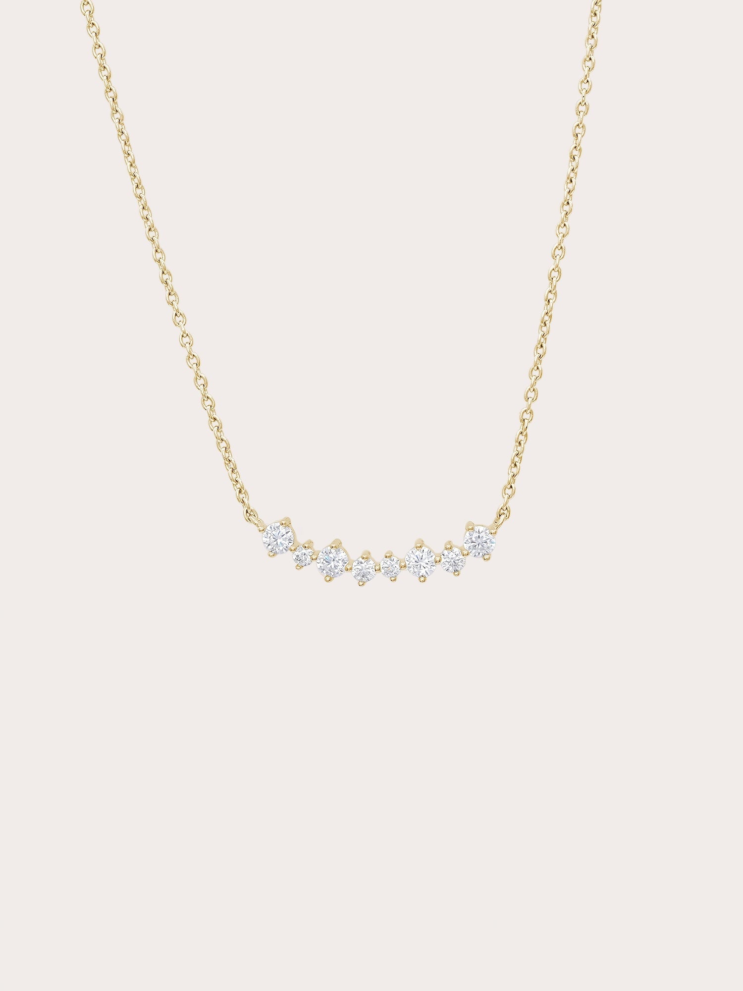 Wishing Arc Moissanite Necklace
