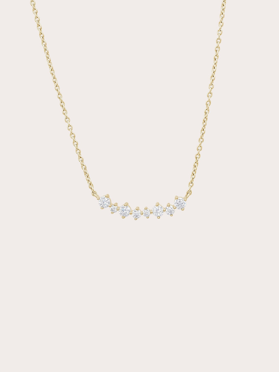 Wishing Arc Moissanite Necklace
