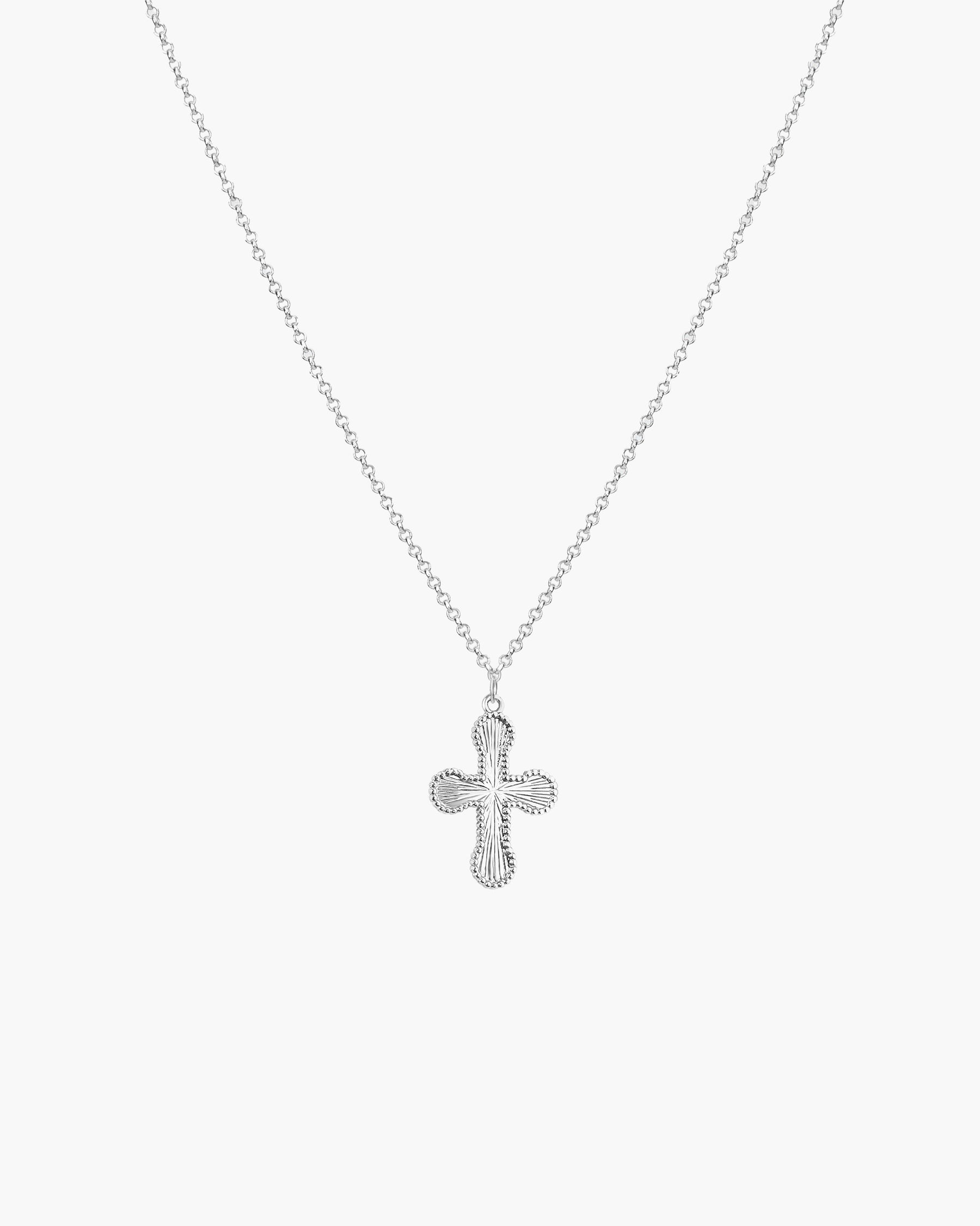 Mini Cross Pendant Necklace
