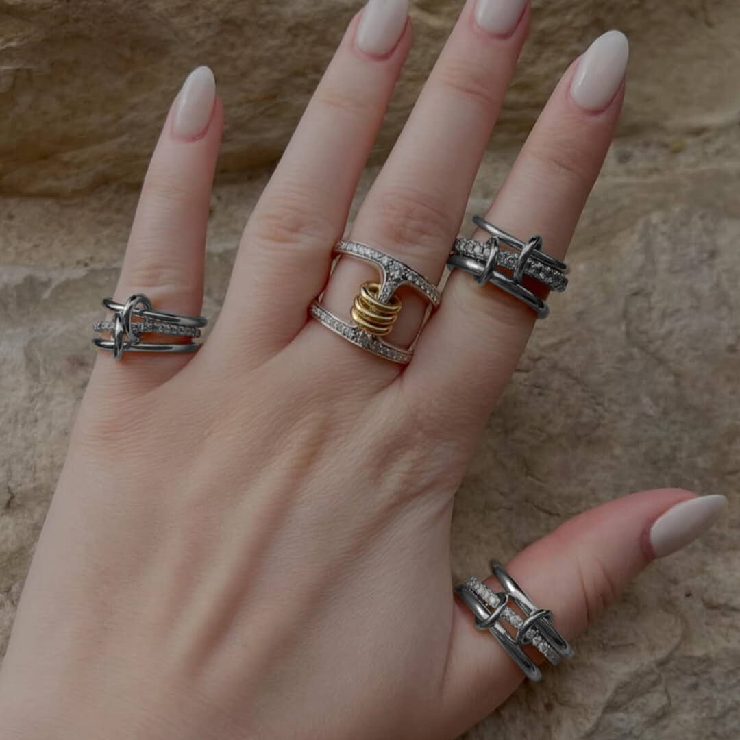 Amélie Classic Three Stacking Ring