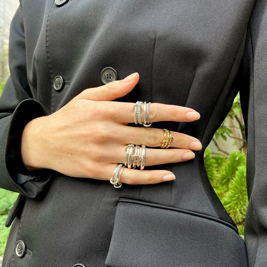 Amélie Classic Three Stacking Ring