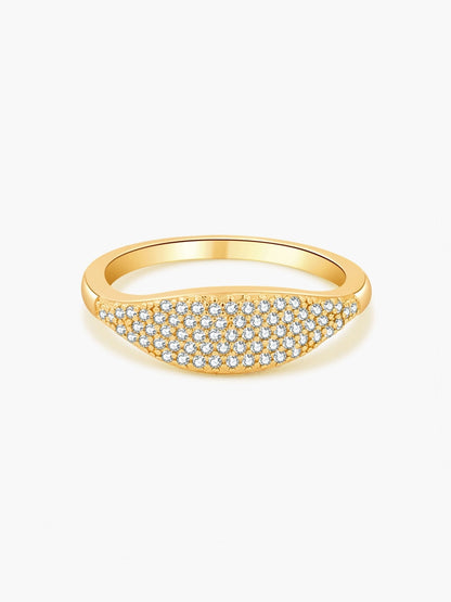 Ameri Rhinestone Dome Band Ring