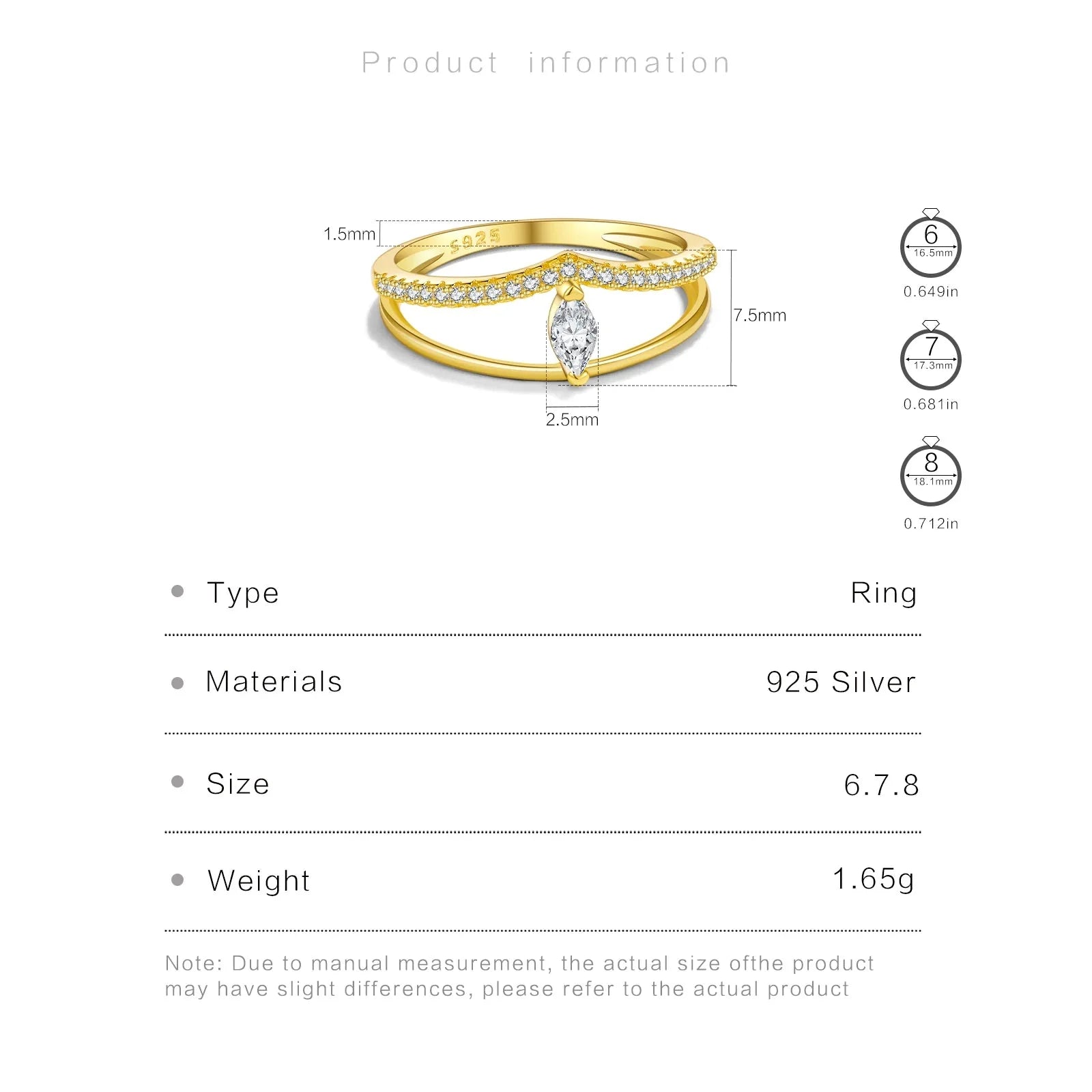 Anika Zirconia Ring