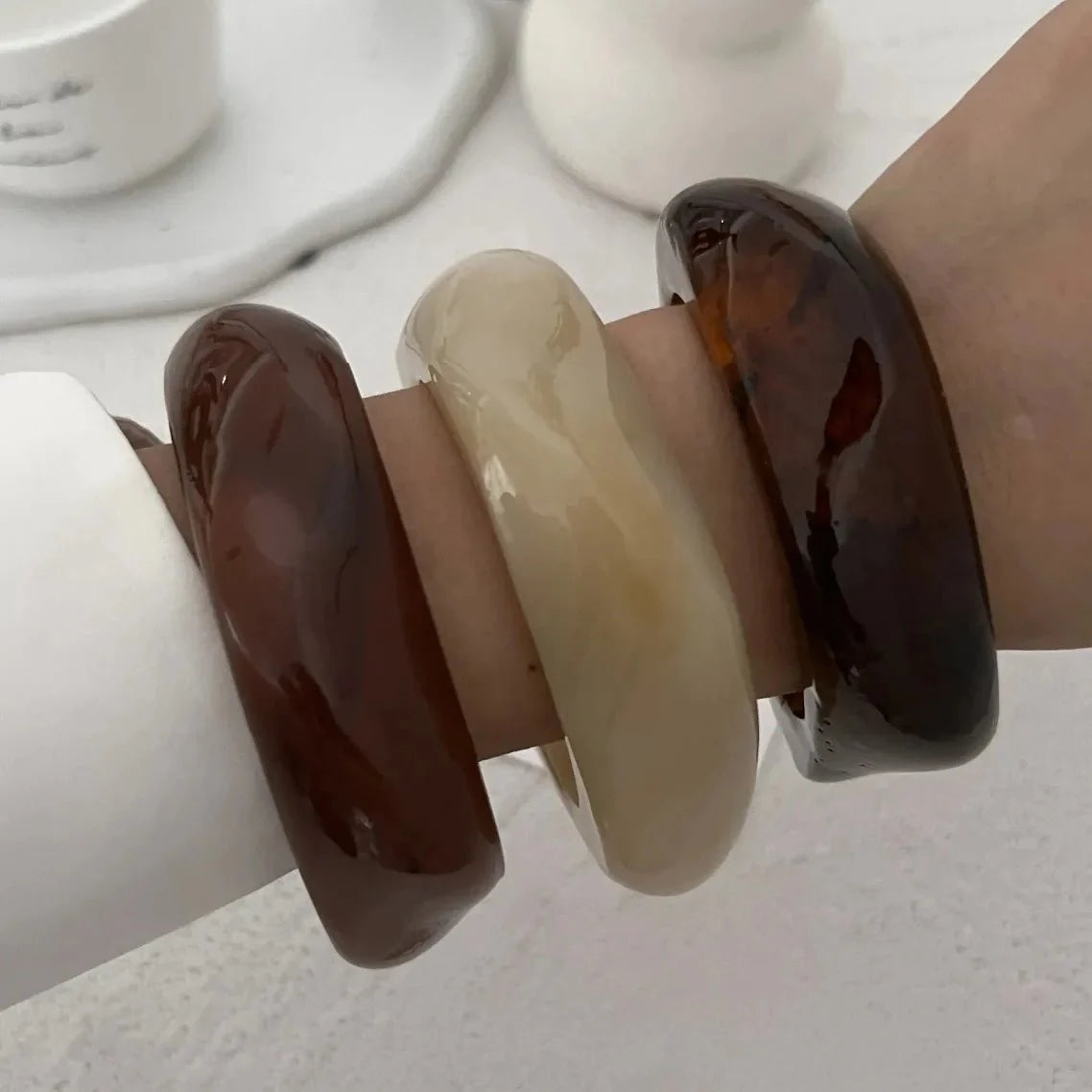 Araceli Acrylic Bangles
