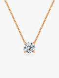 Aralyn Round Zirconia Pendant Necklace