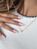 Aralyn Round Zirconia Pendant Necklace