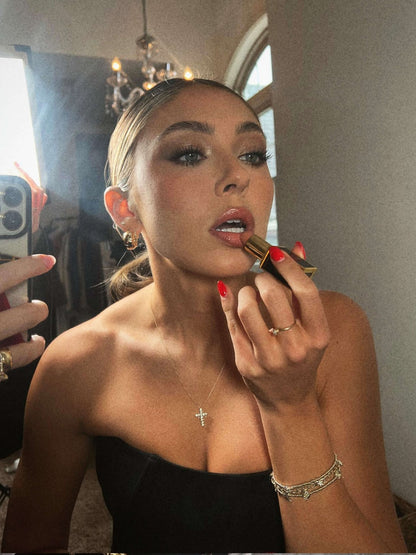 Ariadne Zirconia Cross Pendant Necklace