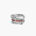 Astrid Fire Red Stacked Ring