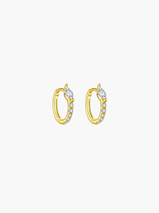 Aubrey Hoop Huggie Earrings