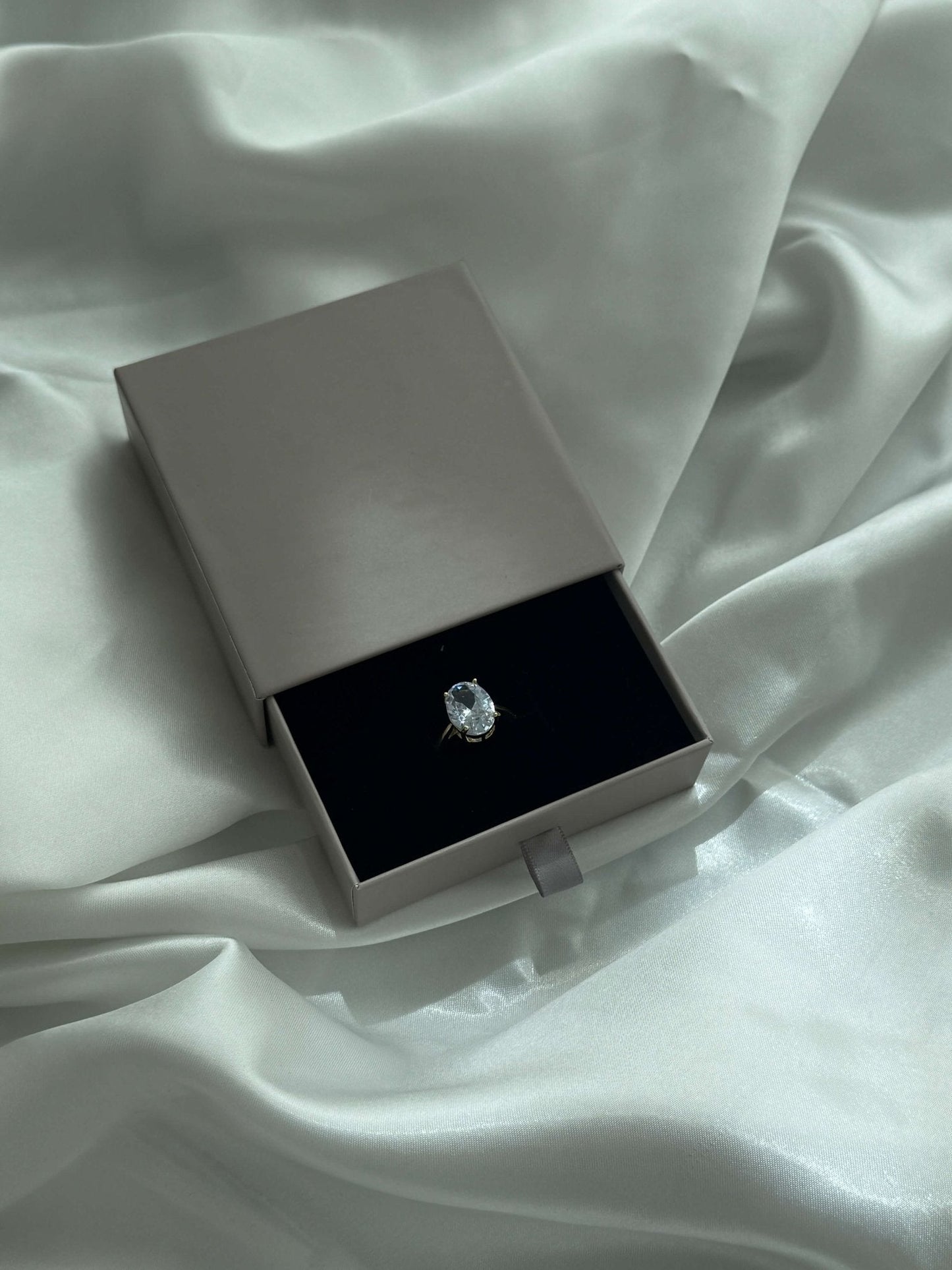 Avianna Oval Zirconia Band Ring