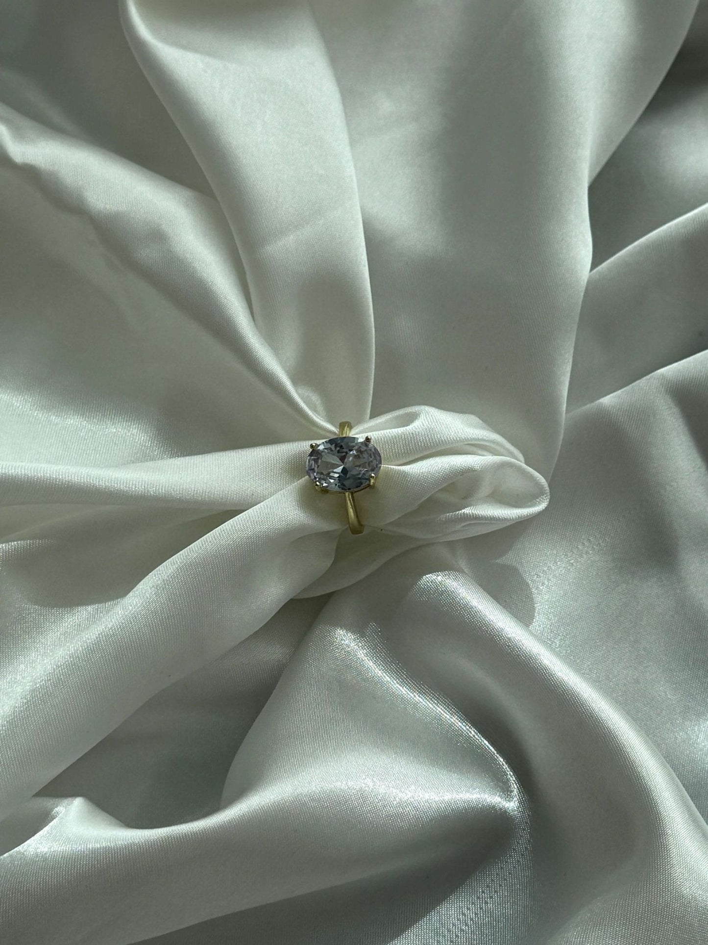 Avianna Oval Zirconia Band Ring