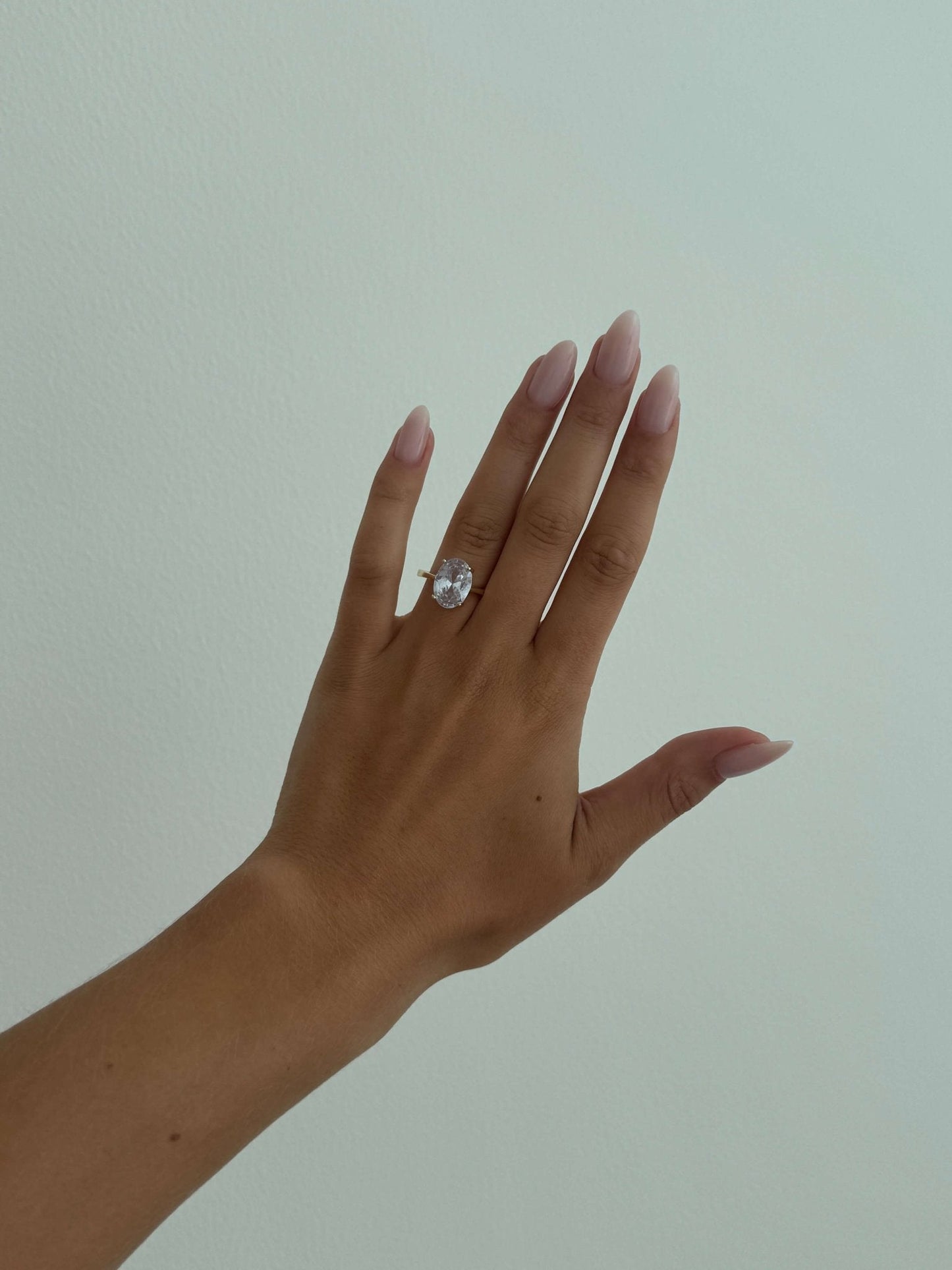 Avianna Oval Zirconia Band Ring