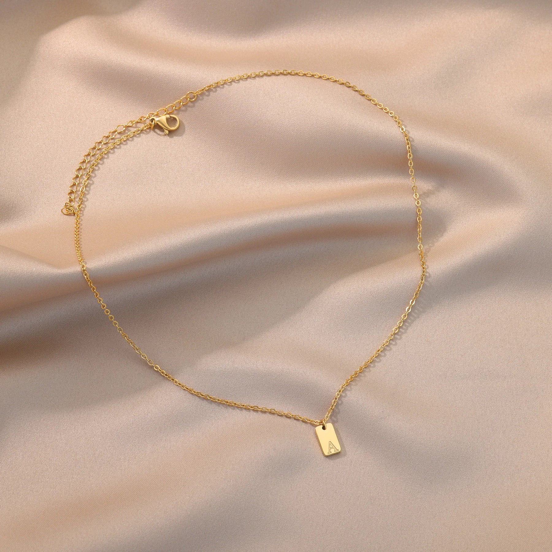 Bella Initial Pendant Necklace
