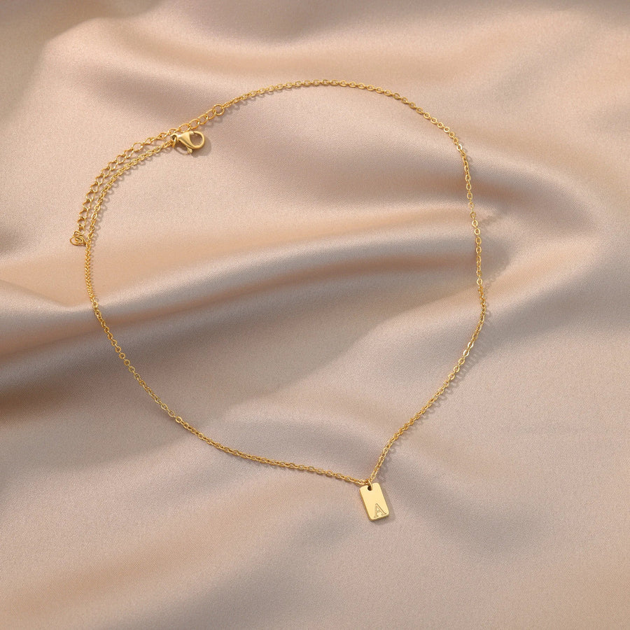 Bella Initial Pendant Necklace
