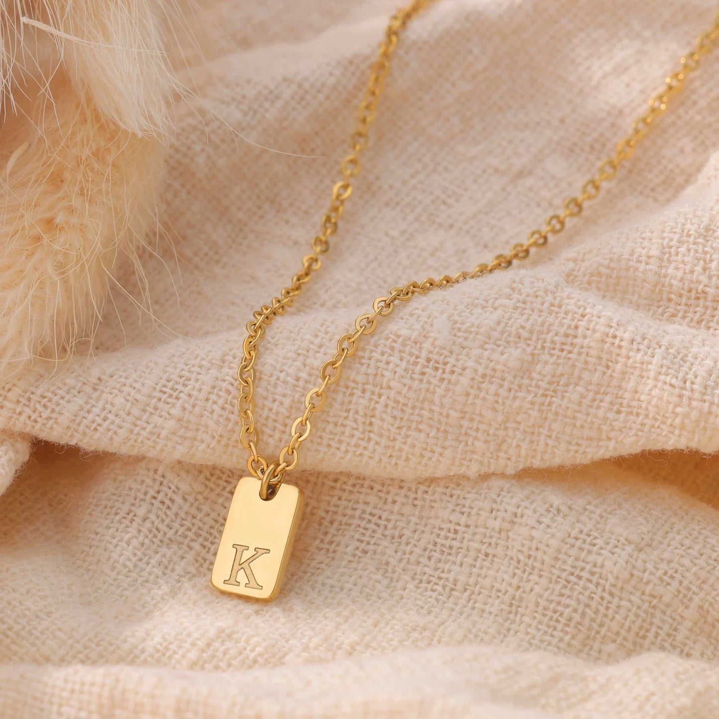Bella Initial Pendant Necklace