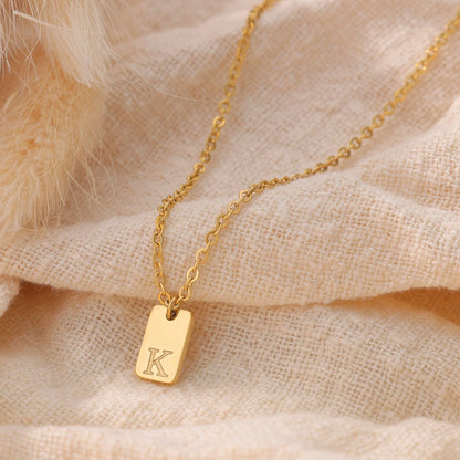 Bella Initial Pendant Necklace