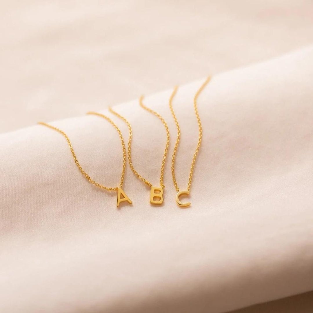 Elsa Gold Initial Necklace