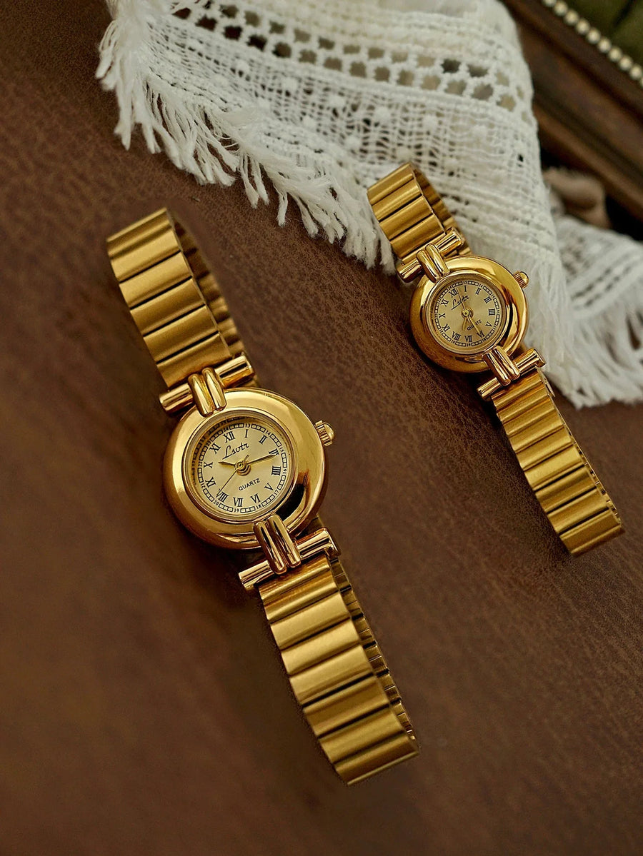 Calla Round Vintage Watch