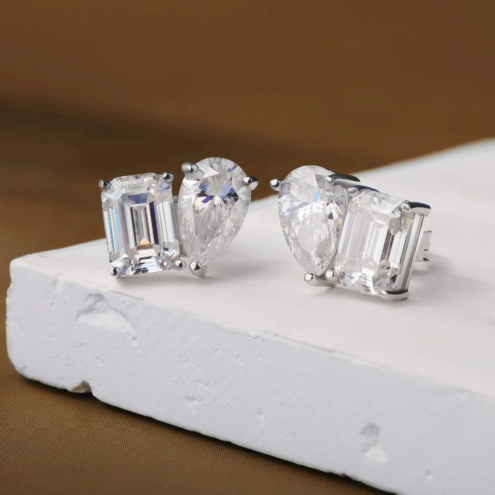 Carla Pear Zirconia Earrings