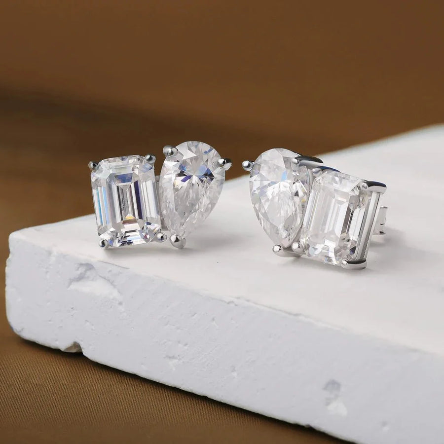 Carla Pear Zirconia Earrings
