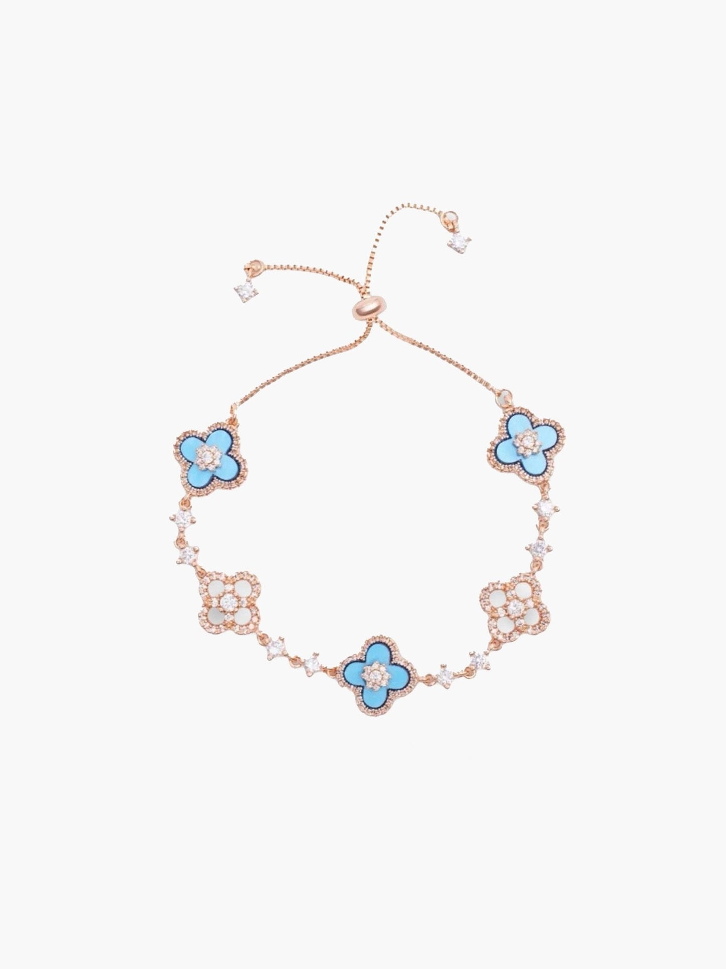 Cataleya Flower Zirconia Bracelet