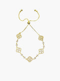 Cataleya Flower Zirconia Bracelet